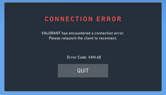 Code d'erreur Valorant: VAN 68 - Les joueurs signalent des serveurs en panne
