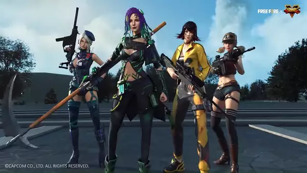 La date de sortie de la collaboration Free Fire x Street Fighter dévoile des skins capcom garena