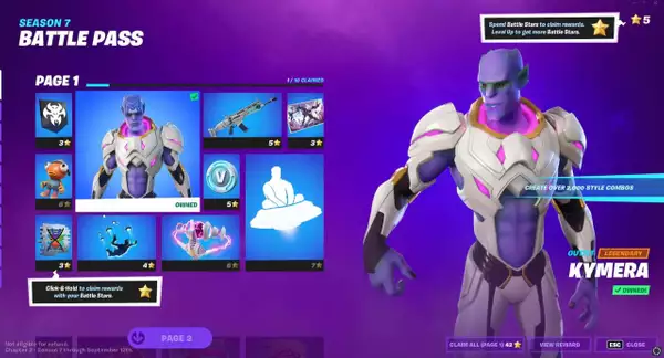 Fortnite Battle Stars artefacts extraterrestres comment obtenir plus de saison 7