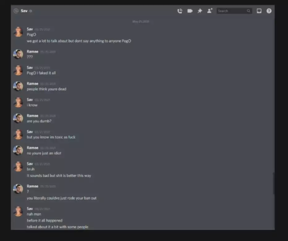 Discord SavX fausse mort