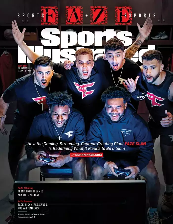 Couverture FaZe Clan de Sports Illustrated
