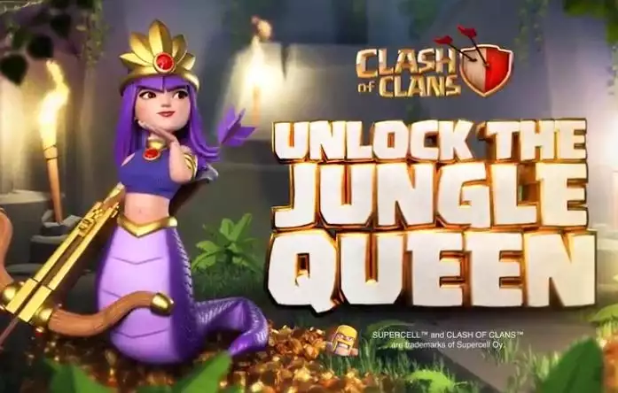 Clash of the Clans juin 2021 reine de la jungle