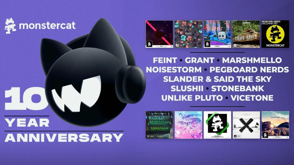 ligue de fusée, monstercat, anniversaire, 10ème, 10 ans, paquet, fan pack, dlc, chansons, célibataires, airs, hymnes des joueurs, bannière, marshmello, slushii, crabe rave, coût, prix, crédits, rendez-vous amoureux, libération, calendrier, horaire , contenu, liste, info