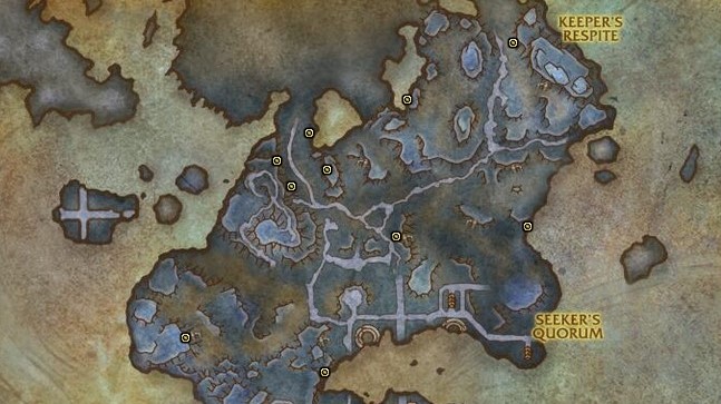 Emplacements des rênes du vagabond de World of Warcraft