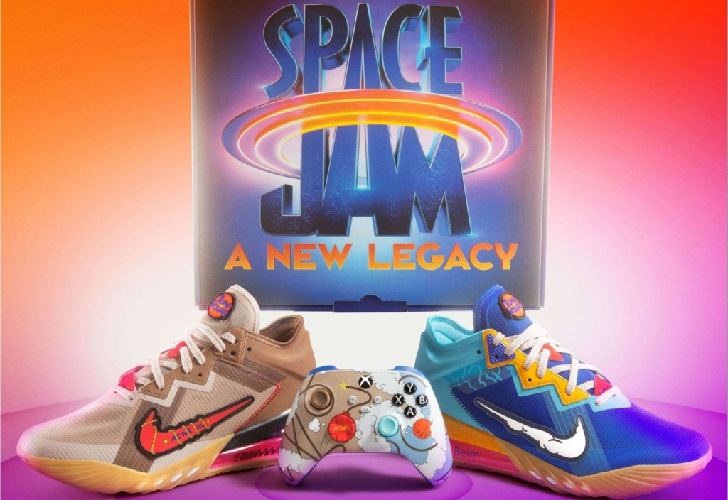 xbox nike baskets space jam bundle collab