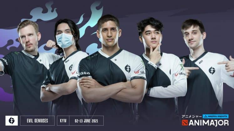 mauvais génies dota 2 animajor roster 2021