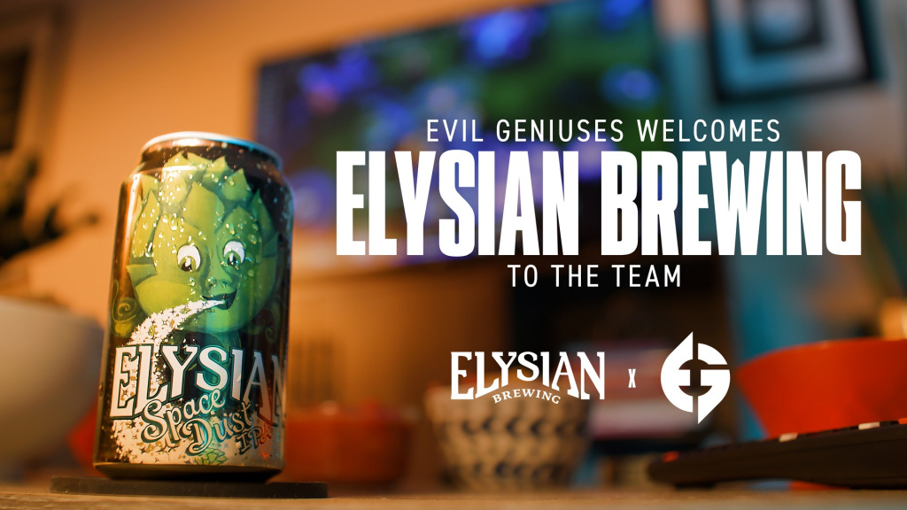 génies maléfiques, par exemple partenaire elysian brewing craft beer