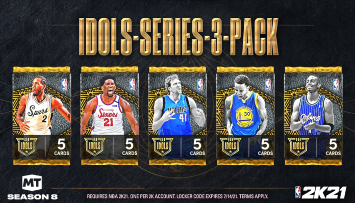 NBA 2K21 MyTeam : IDOLS série III en édition limitée + code de casier
