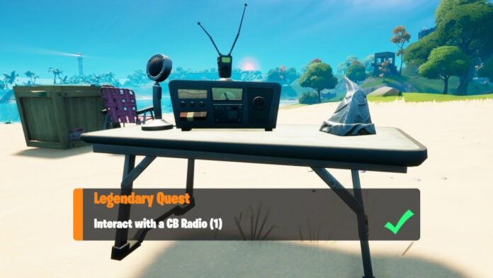 Emplacements Fortnite CB Radio - Défi de la semaine 5
