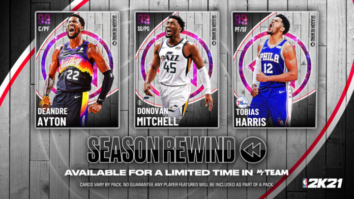 NBA 2K21 MyTeam : édition limitée Seasons Rewind Pack Soleils, 76ers et Jazz + Agendas d'équipe
