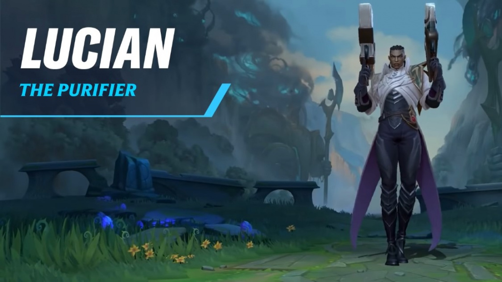 Bannière de présentation Wild Rift Lucian