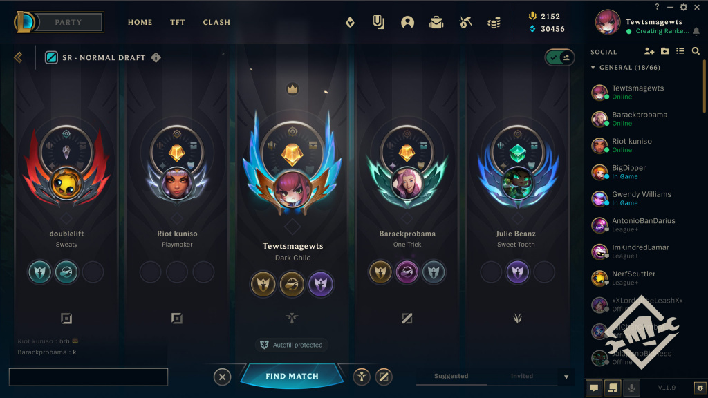 Nouvelle interface utilisateur du système de personnalisation de l'identité de League of Legends