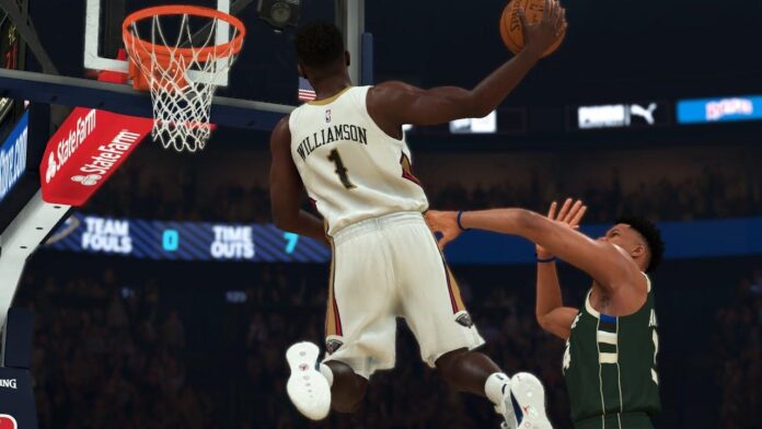 Comment dunk dans NBA 2K21 : tous les types de dunk
