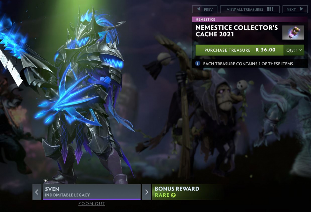 dota 2 nemestice collectors cache sven indomptable héritage