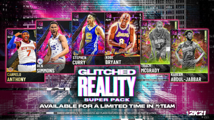 NBA 2K21 MyTeam: Glitched Reality Super Pack est maintenant en ligne
