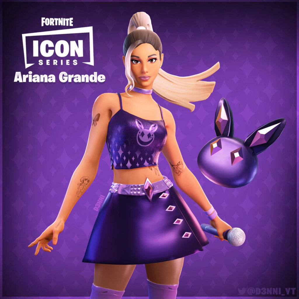 skin ariana grande fortnite icon series