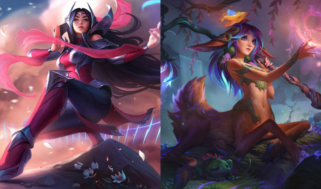 League of Legends Irelia et Lillia splasharts