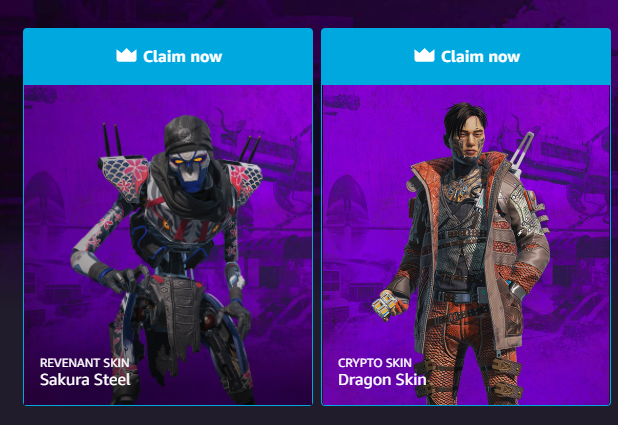 Apex Legends Dragonskin Crypto Prime Gaming