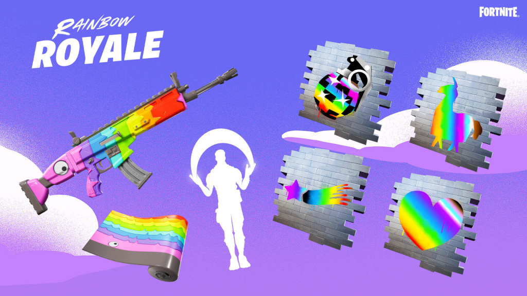 Tous les articles Fortnite Rainbow Royale gratuits