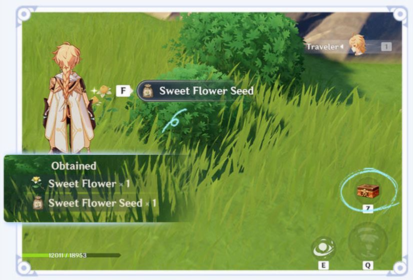 Genshin Impact 2.0 Gardening Gameplay fait pousser des plantes dans un pot Serenitea