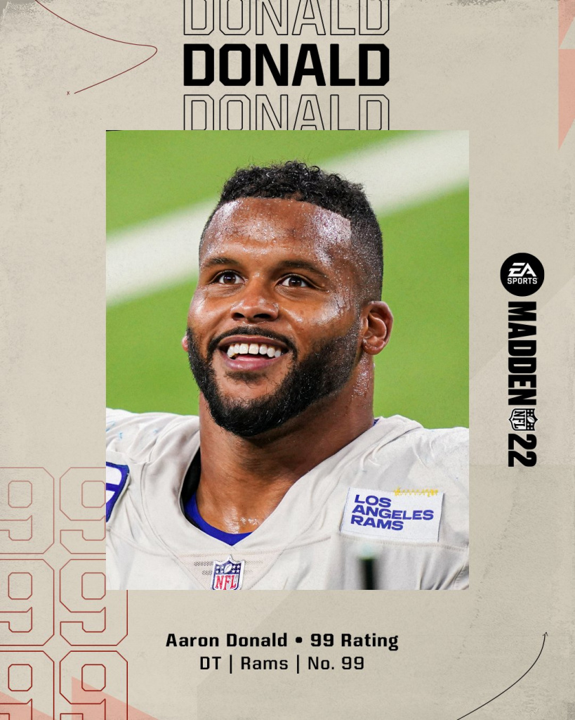 Madden22AaronDonald99Note