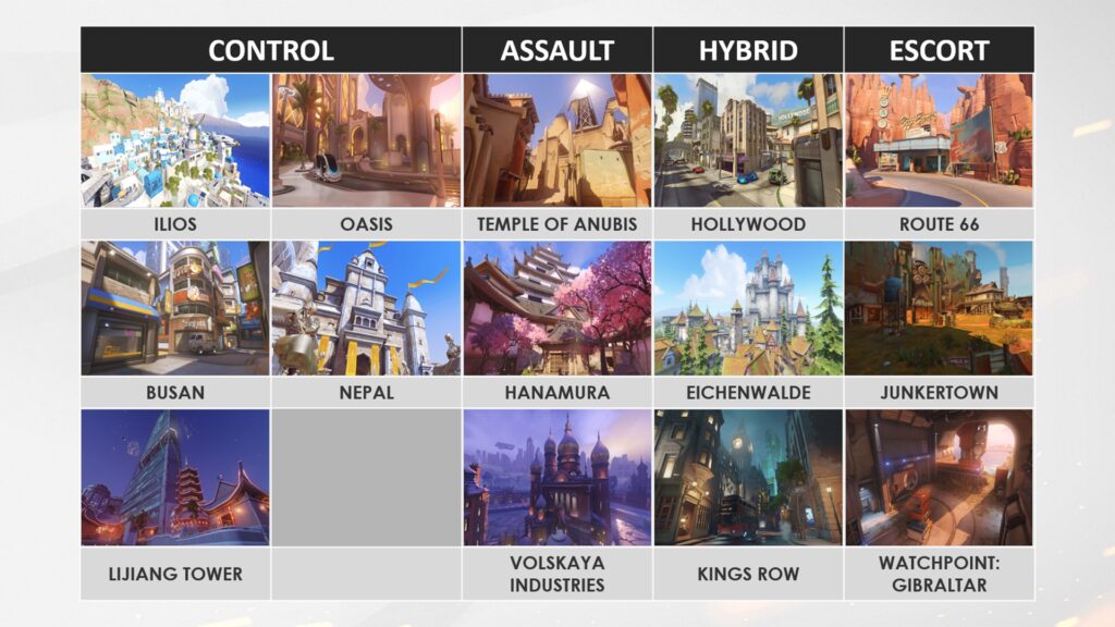 hibou overwatch league été confrontation carte calendrier de la piscine 2021