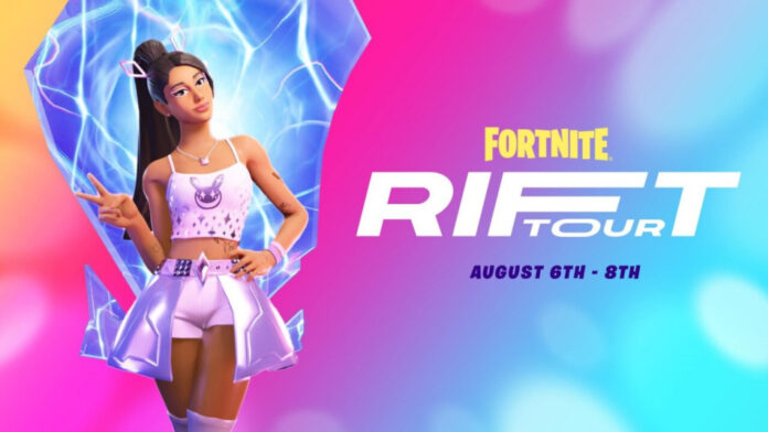 Fortnite Rift Tour après le lancement et fuite d'une vidéo hype
