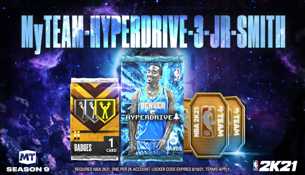 Code de casier NBA 2K21 MyTeam Hyperdrive III