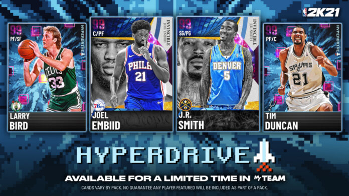 NBA 2K21 MyTeam : Packs Hyperdrive III en édition limitée + Code de casier
