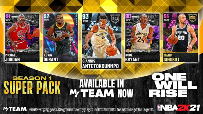NBA 2K21 MyTeam : les Super Packs Saison 1-3 sont désormais disponibles sur le marché
