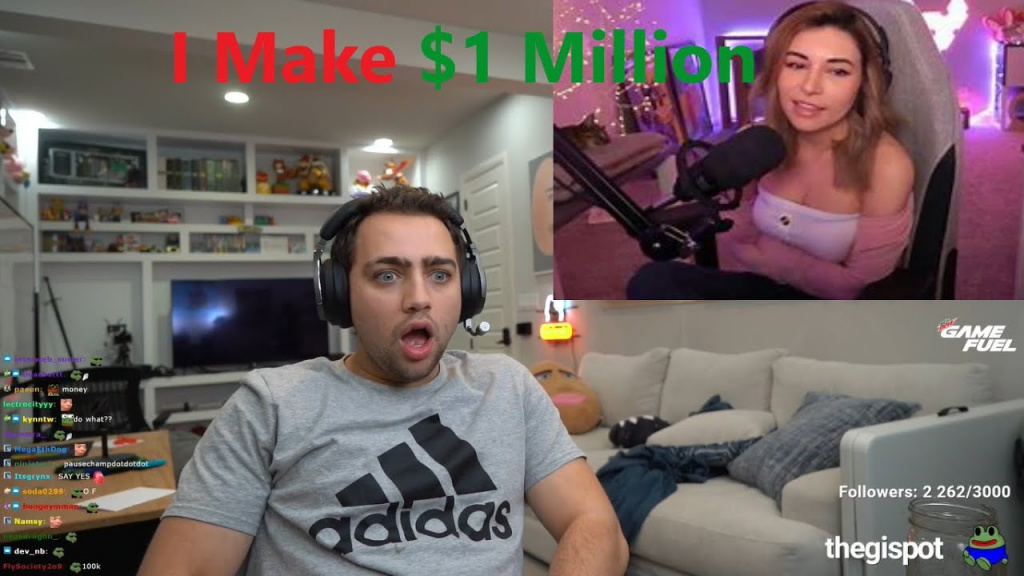 mizkif alinity onlyfans gains révélés