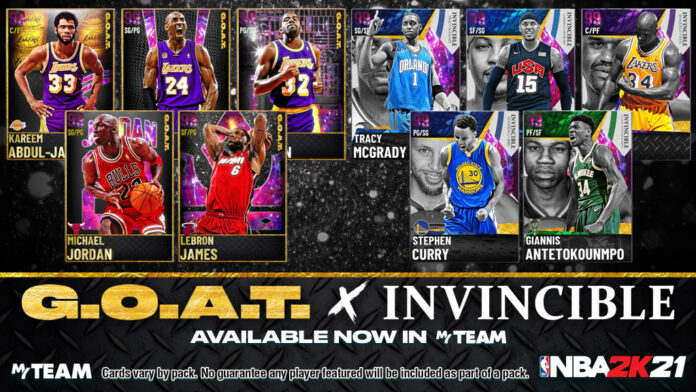 NBA 2K21 G.O.A.T. X Invincible Pack Market