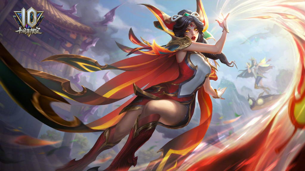 League of Legends Brave Phoenix Xayah