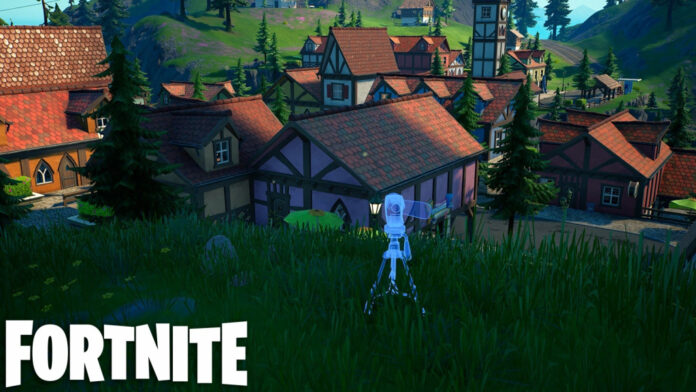 Placer des caméras vidéo à différents endroits du navire de débarquement - Défi Fortnite Semaine 10
