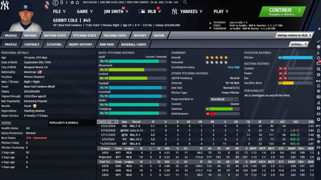 Les meilleurs jeux de gestion sportive sur PC |  Hors Du Parc Baseball 21