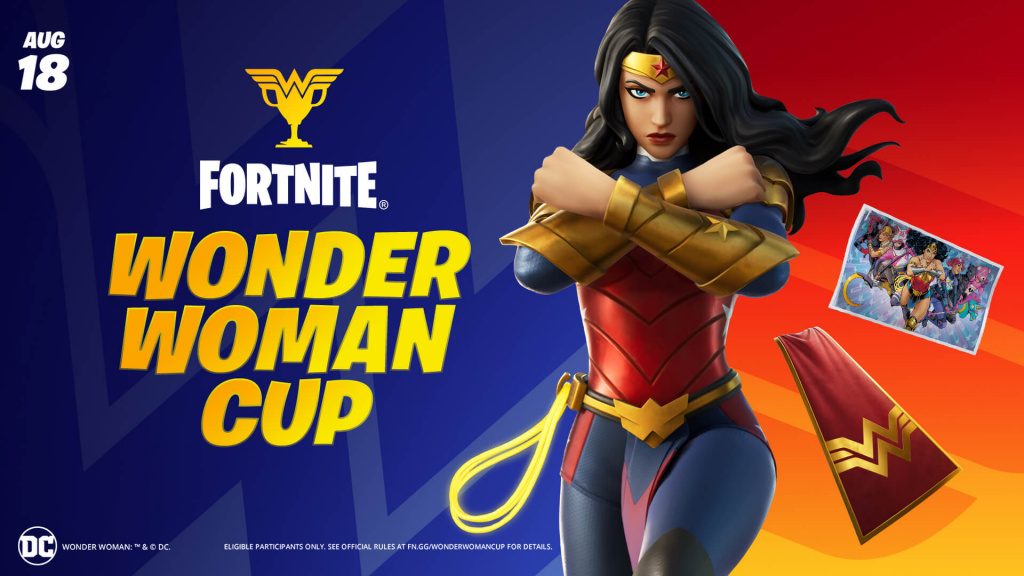 Coupe Fortnite Wonder Woman : Comment s'inscrire, programmer, formater, récompenses et plus