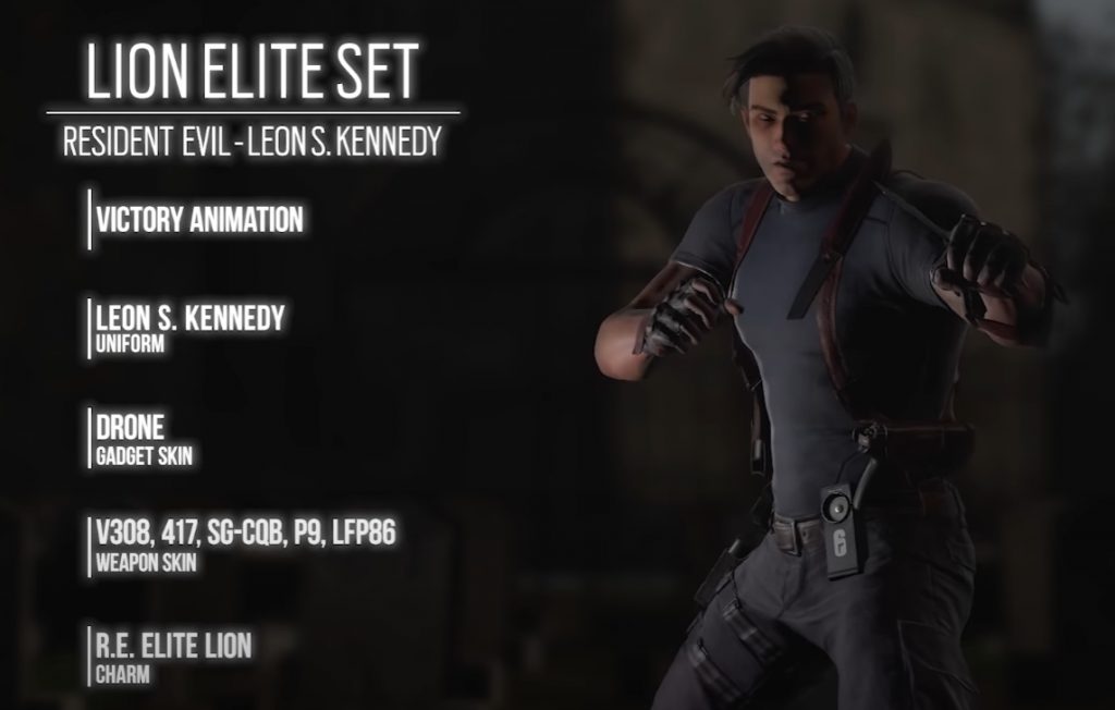 Rainbow Six Siege: Lion Elite Set - Collaboration Resident Evil