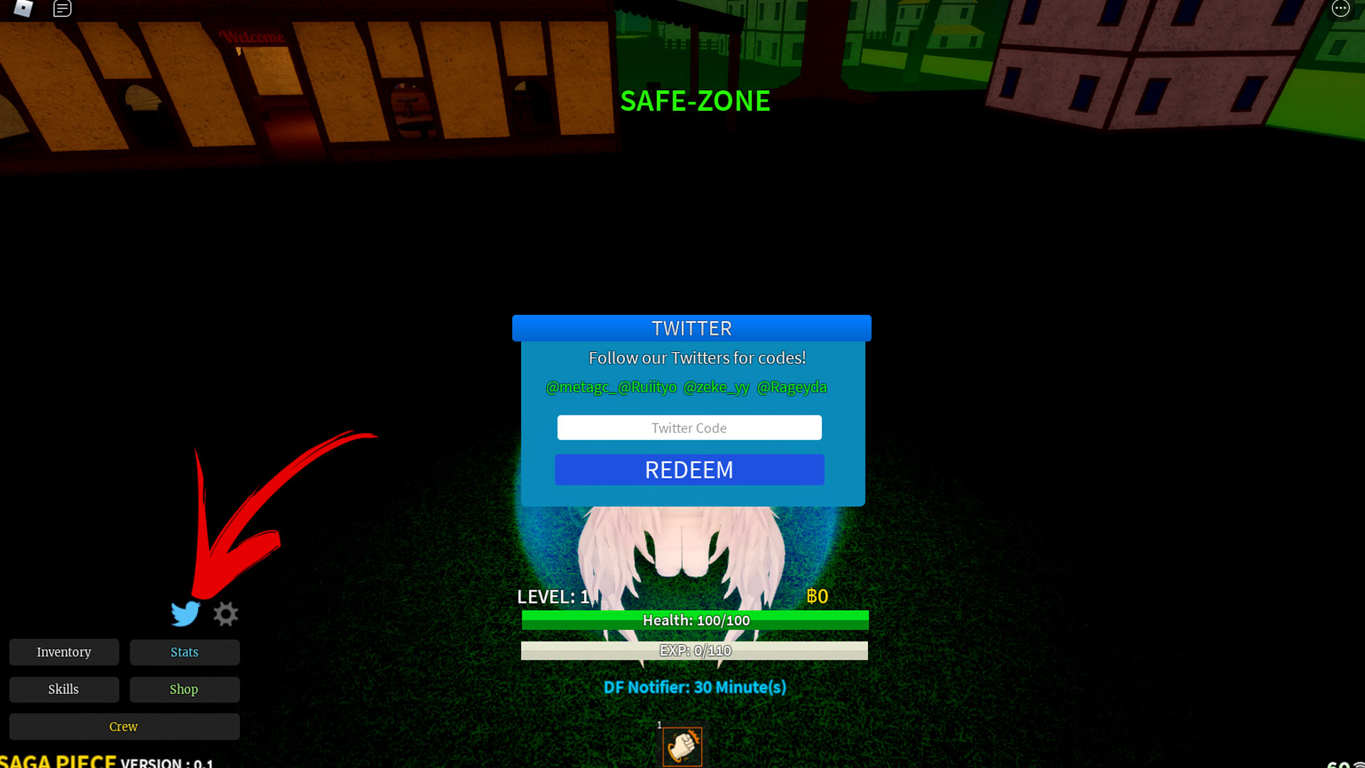 Comment entrer des codes pour Sage Piece sur Roblox