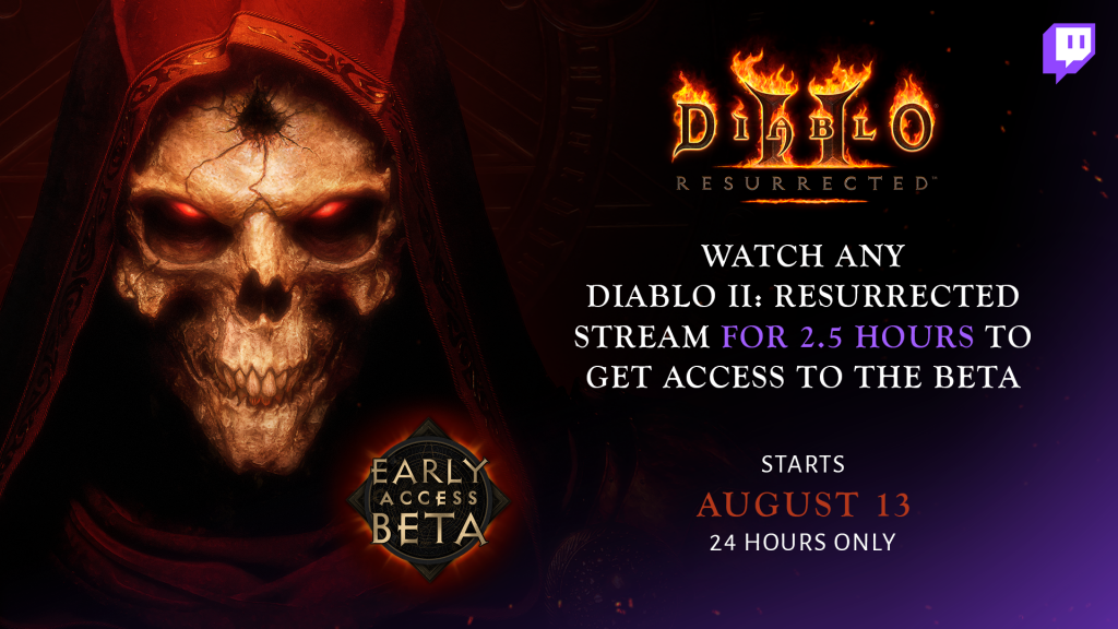Diablo 2 Resurrected Twitch drops comment obtenir un accès anticipé à