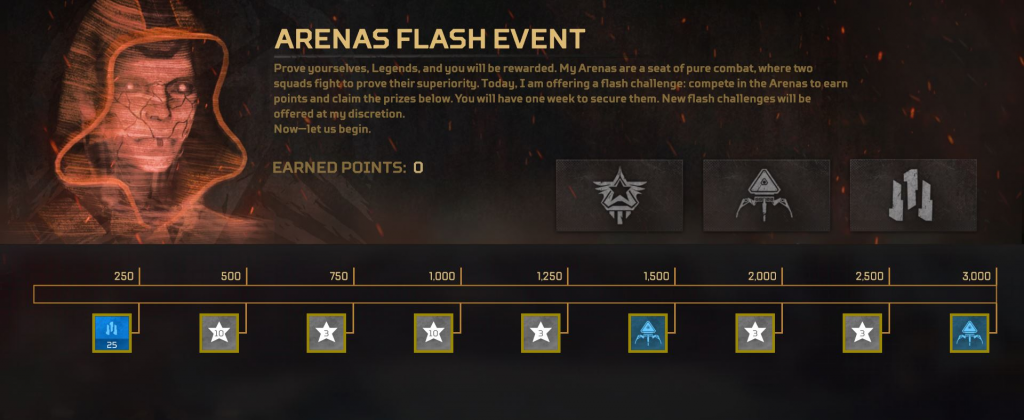 Événement Flash Apex Legends Arenas : dates, récompenses, skins et plus