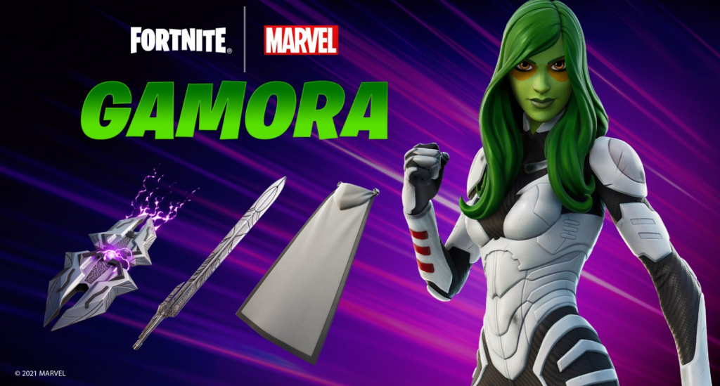 Coupe Gamora Fortnite