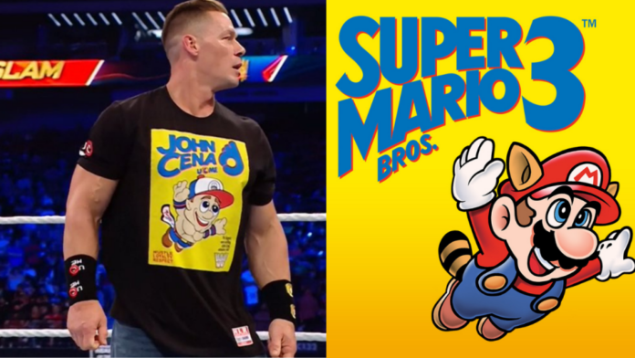 John Cena rend hommage à Super Mario Bros 3 à SummerSlam
