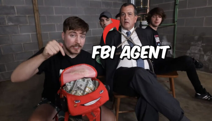 MrBeast traqué par un agent du FBI dans le jeu de cache-cache le plus fou de tous les temps
