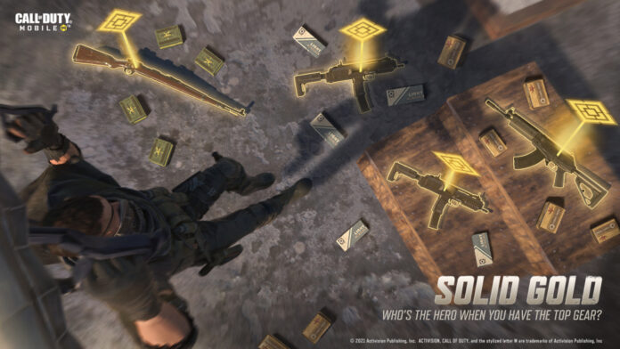 Événement COD Mobile Solid Gold : Obtenez Nomad - Colorweave, Wingsuit - Colorweave et plus
