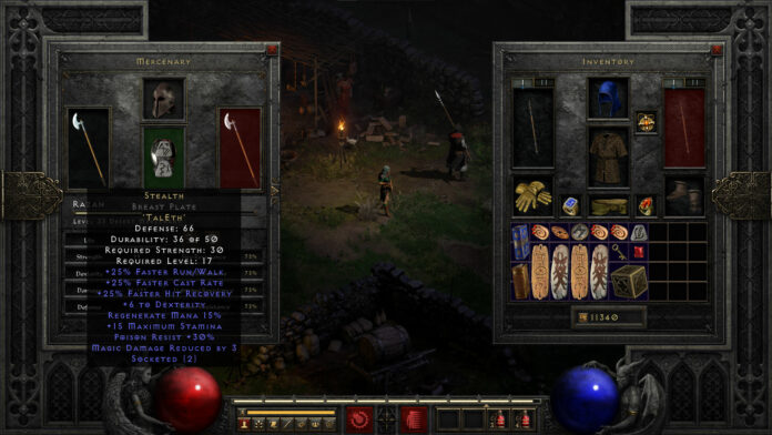 How to make Stealth Armor in Diablo 2 Resurrected