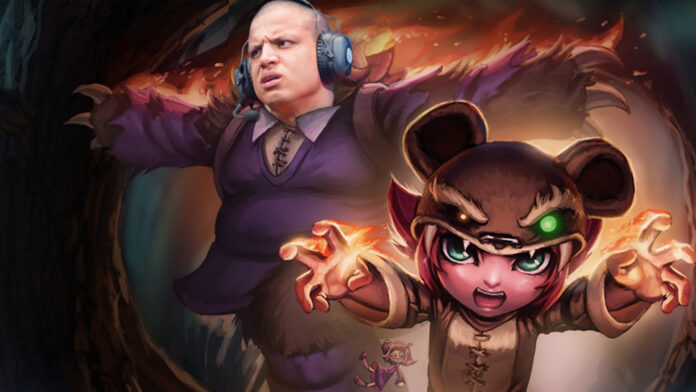 League of Legends honore Tyler1 pour avoir atteint le rang de Challenger en jouant au milieu
