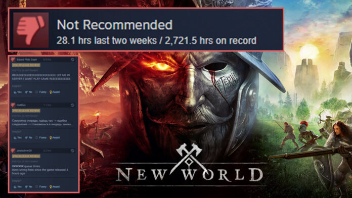 New World est une critique bombardée après de longues files d'attente
