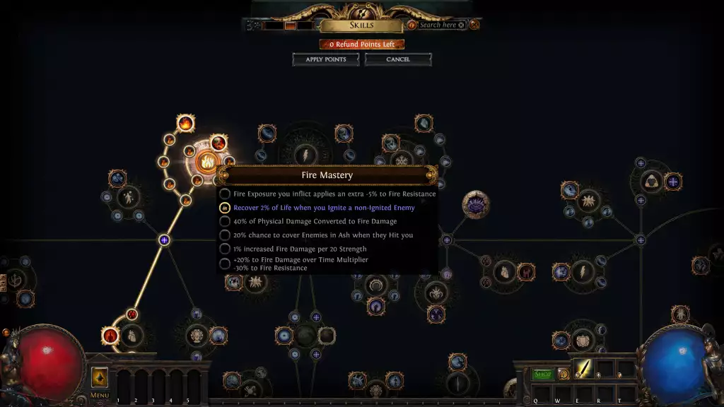 Path of Exile: Scourge - Date de sortie, Blood Crucible, maîtrises des compétences passives, modifications de l'Atlas, plus