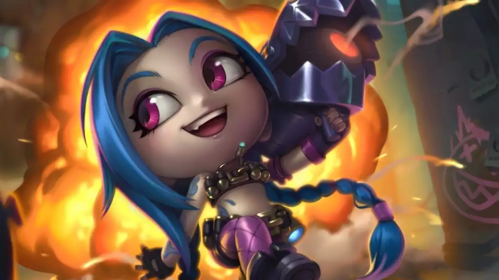 Teamfight Tactics Gizmos et Gadgets Chibi Jinx