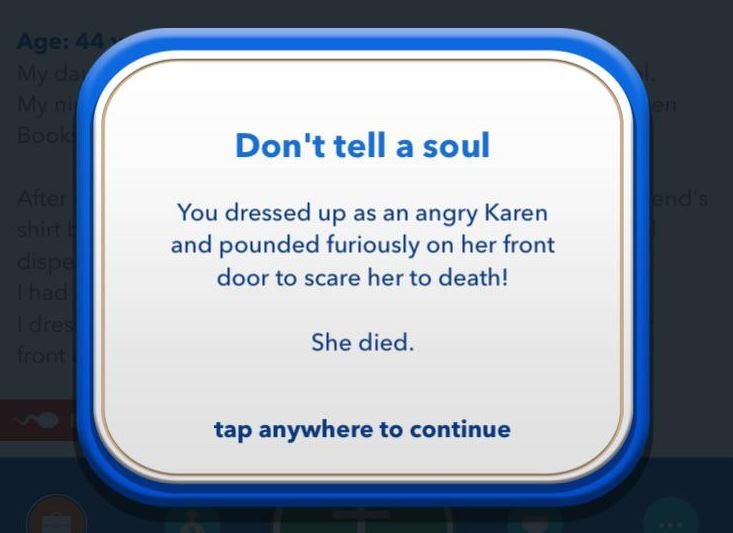 BitLife Peur à Mort